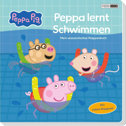 Peppa Pig: Peppa lernt Schwimmen - Mein wasserstarkes Klappenbuch