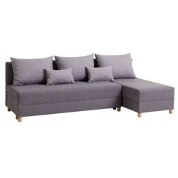 Sofa bed chaiselongue HARIS grey