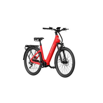 Vanpowers Urban Glide Ultra E-Bike Lavarot Größe L Tiefeinsteiger, 110 km Reichweite & 25 km/h, Fahrrad