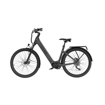 Vanpowers Urban Glide Ultra E-Bike Eisengrau Größe L Tiefeinsteiger, 110 km Reichweite & 25 km/h, Fahrrad