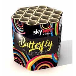 Butterfly, 19-Schuss Batterie Box Feuerwerk