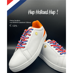 Nation Sneaker Niederlande von HEROES (limitierte Edition), Sportschuh, Größen 37-45 pro 200er Palette sortiert, UVP 129,00 EUR