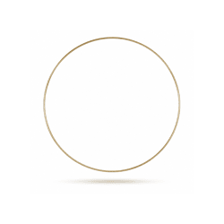 Stern Fabrik Zierring gold 18 cm