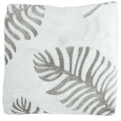 Tiseco kussen Laser wit/taupe 45 x 45 cm