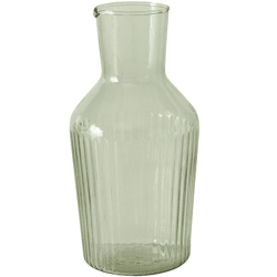 Karaf Larina glas lichtgroen 1L