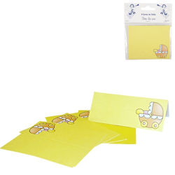 Tickets Baby Stroller yellow 10 cm 6 pcs.