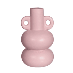 Vaas Chubby roze 18,5 cm