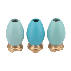 Easter decoration Easter egg blue 11,5 cm 3 assorted