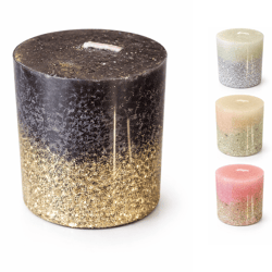 Stompkaars Sparkle glitter 5 x 5 cm 4 assorti