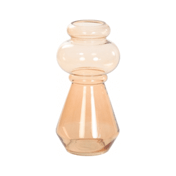 Light en Living vaas Livon glas perzik 27,5 cm