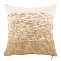 Tiseco kussen Ombre zand 45 x 45 cm