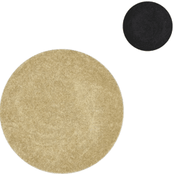 Decoratiebord Melamine Shine zwart/goudkleurig 28 cm 2 assorti