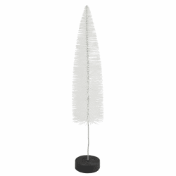 Countryfield kerstboom op voet Glitter wit 40 cm