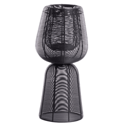 Light & Living windlicht Fellini mat zwart 52 cm