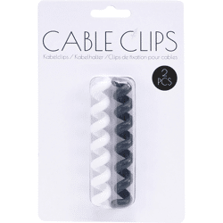 Kabelbinder schwarz/weiß 10 cm 2er Set
