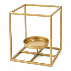 Lantaarn metaal goudkleurig 25 cm