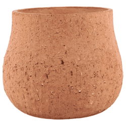 Flower pot Darcy rust-colored 25 cm