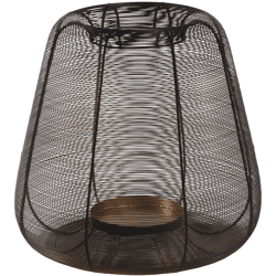 PTMD windlicht Jaden XL zwart 40 cm