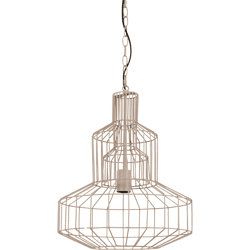 Light & Living Fynn Pendant Light, Beige, 45 cm