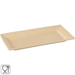 J-Line plate rectangular peach 32 cm