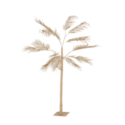 J-Line kunstboom palm goudkleurig 140 cm