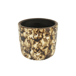 Bloempot Jade bruin/beige 10,5 cm