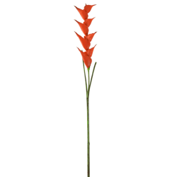 J-Line künstlicher Zweig Heliconia orange 141 cm