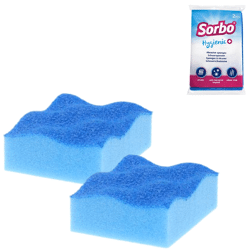 Sorbo schuurspons Hygienic+ set van 2
