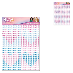 Glam Girls stickers diamond A5 2 assorti