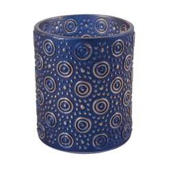 Countryfield theelichthouder Hailey M blauw 10 cm