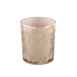 PTMD theelichthouder Bodey goudkleurig/beige M 10 cm