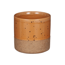 Mica bloempot Lago bruin 11 cm