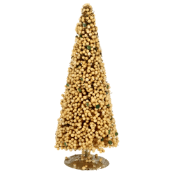 Christmas tree Sparkle Berry sand/gold 50 cm
