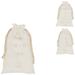 J-Line tas kerst Engels 28 cm 3 assorti