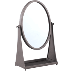 PTMD spiegel Francess ovaal bruin 43 cm