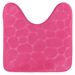 WC mat fuchsia microfiber 50 x 50 cm