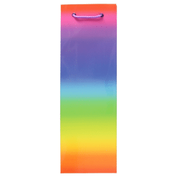 Geschenktas Regenboog 12,5 x 8 x 36 cm