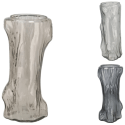 Vaas Tree grijs 26 cm 3 assorti