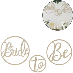 Ginger Ray Hängedekoration Bride To Be 35 cm 3er Set