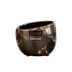 D&M Depot bloempot bronskleurig 6,5 cm
