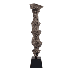 PTMD kandelaar Fleure aluminium bronskleurig M 77 cm