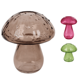 Home Accents vase mushroom 13 cm 3 assorted