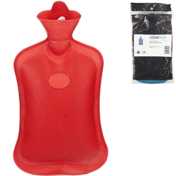 Relaxdays warmwater kruik rood 2 L
