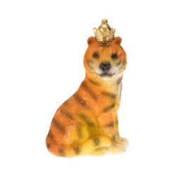Beeld Tijger met kroon 9 cm
