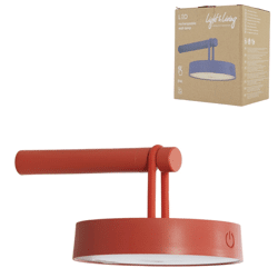 Light & Living wandlamp Toliara LED oplaadbaar terra 19 cm