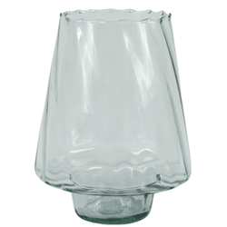 Vaas glas transparant 23 cm