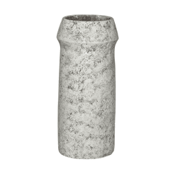 PTMD bloempot Nimma hoog L cement grijs 50 cm