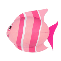 Waimea neopreen Football Animal vis roze 20 cm