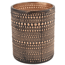Countryfield tea light holder Nelle L black/bronze 12.5 cm
