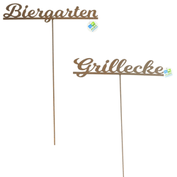 Alma Garden tuinsteker roestbruin 95 cm 2 assorti